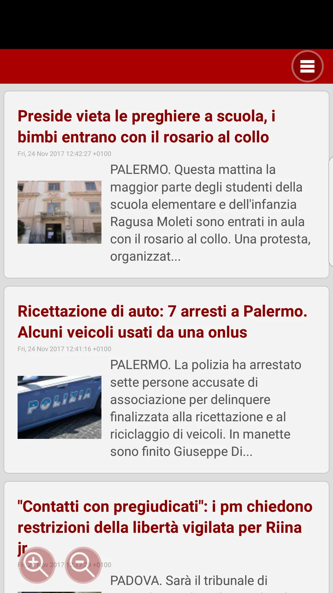 Palermo In Diretta - Notizie | Indus Appstore | Screenshot