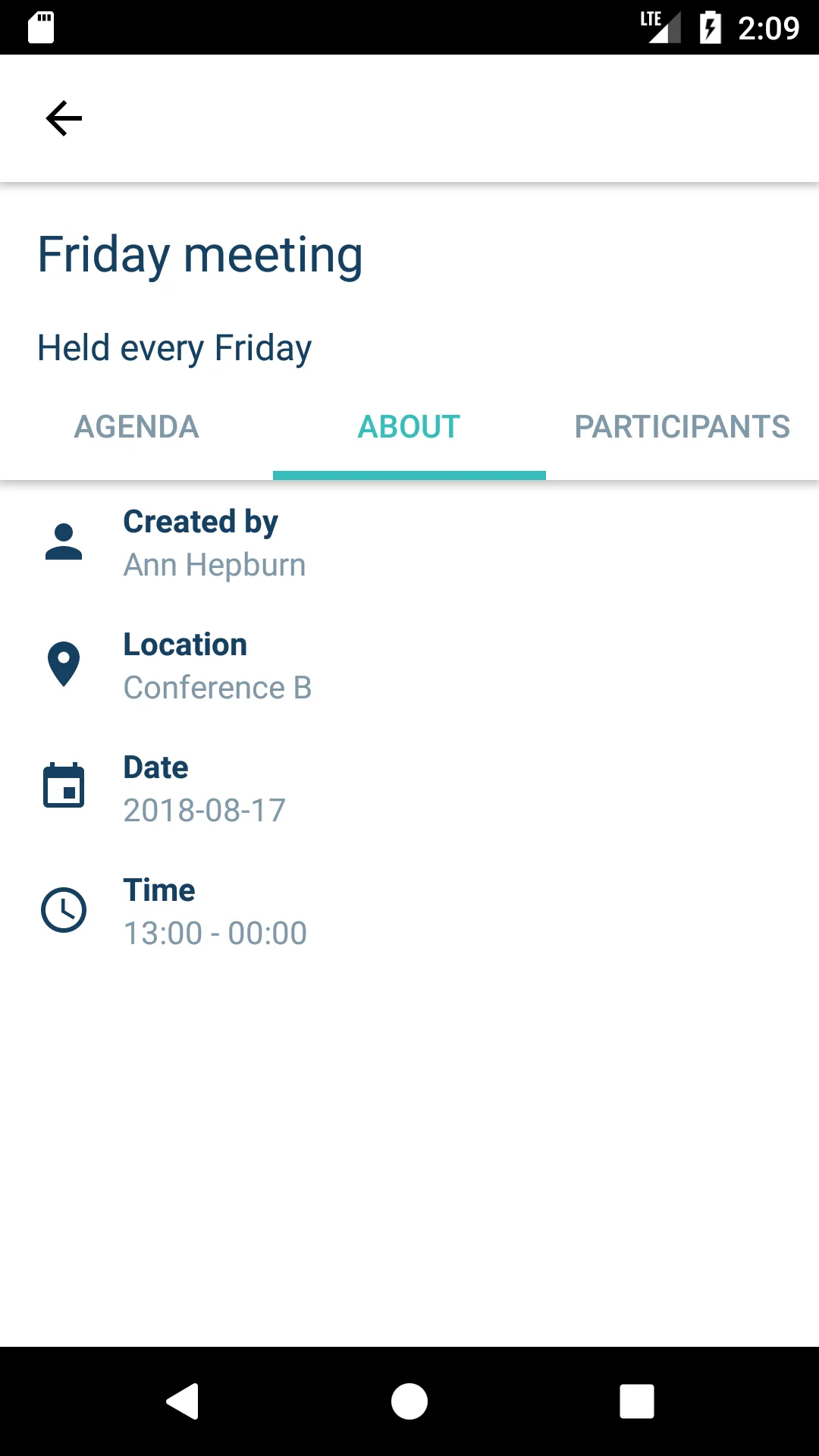 Stratsys Meetings | Indus Appstore | Screenshot