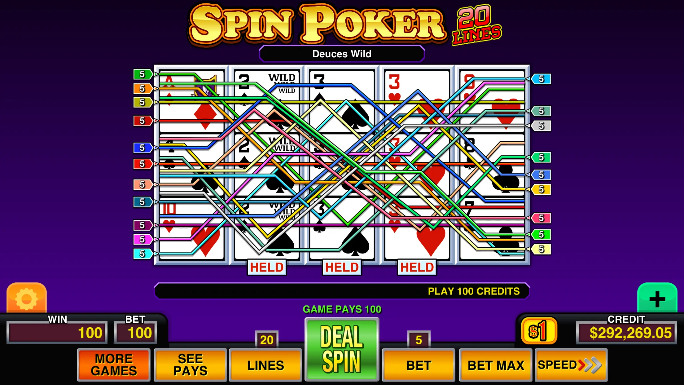 Video Poker Multi Pro Casino | Indus Appstore | Screenshot