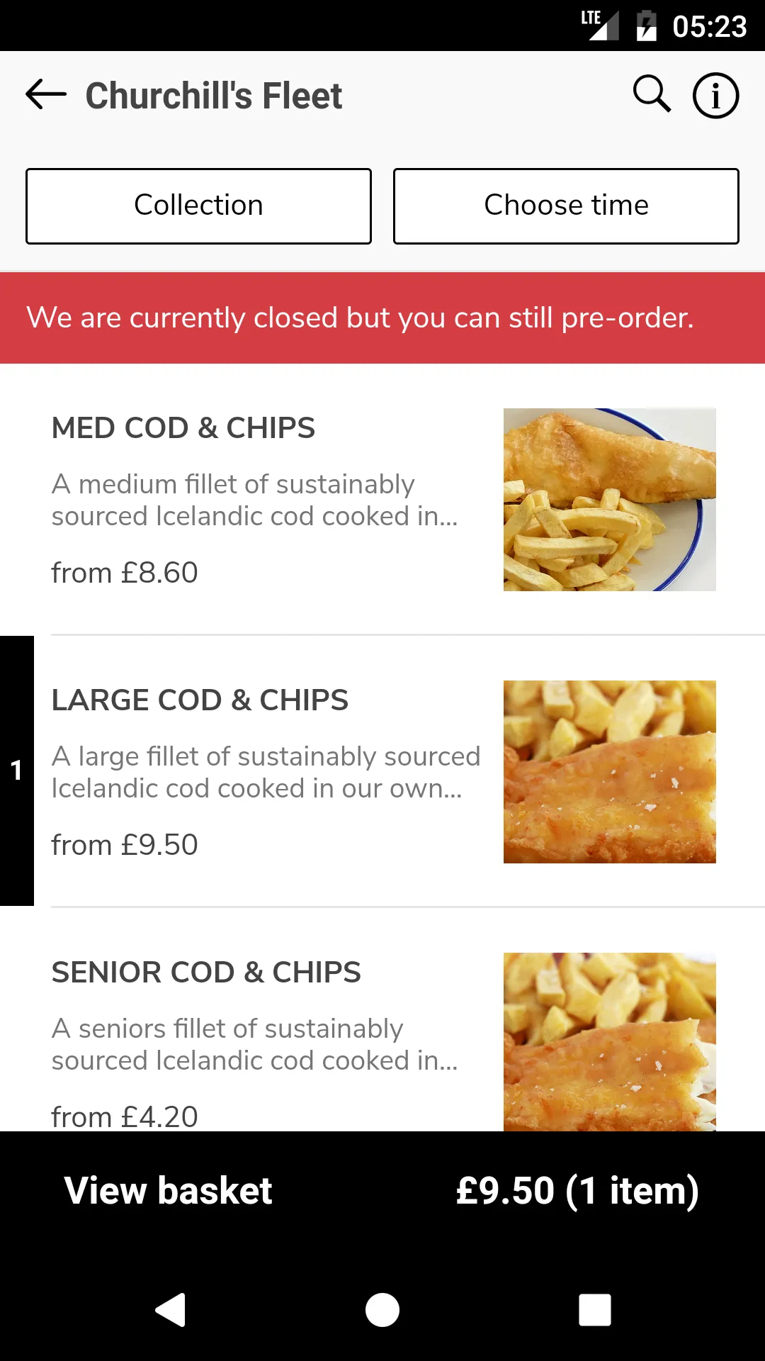 Churchill's Fish and Chips | Indus Appstore | Screenshot