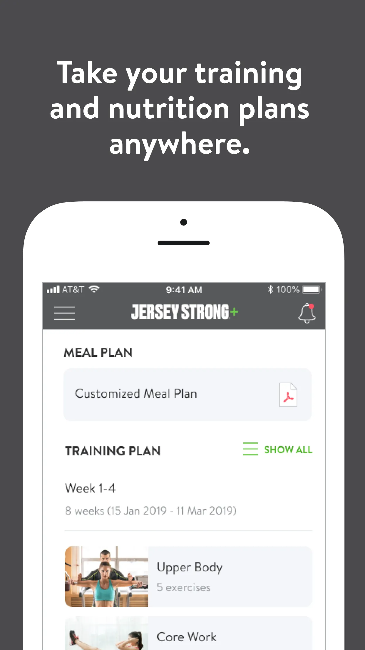 Jersey Strong+ | Indus Appstore | Screenshot