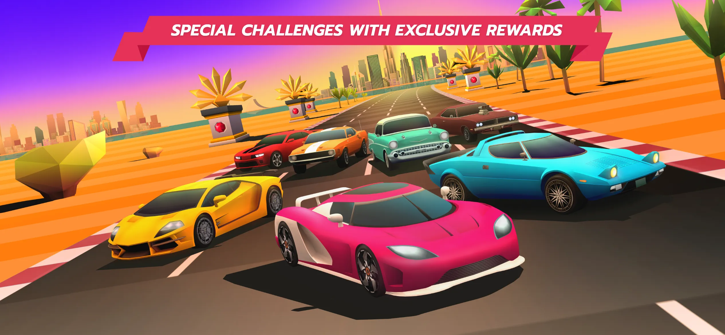 Horizon Chase – Arcade Racing | Indus Appstore | Screenshot