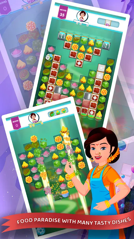 Indian Food Baash:Food Puzzle | Indus Appstore | Screenshot