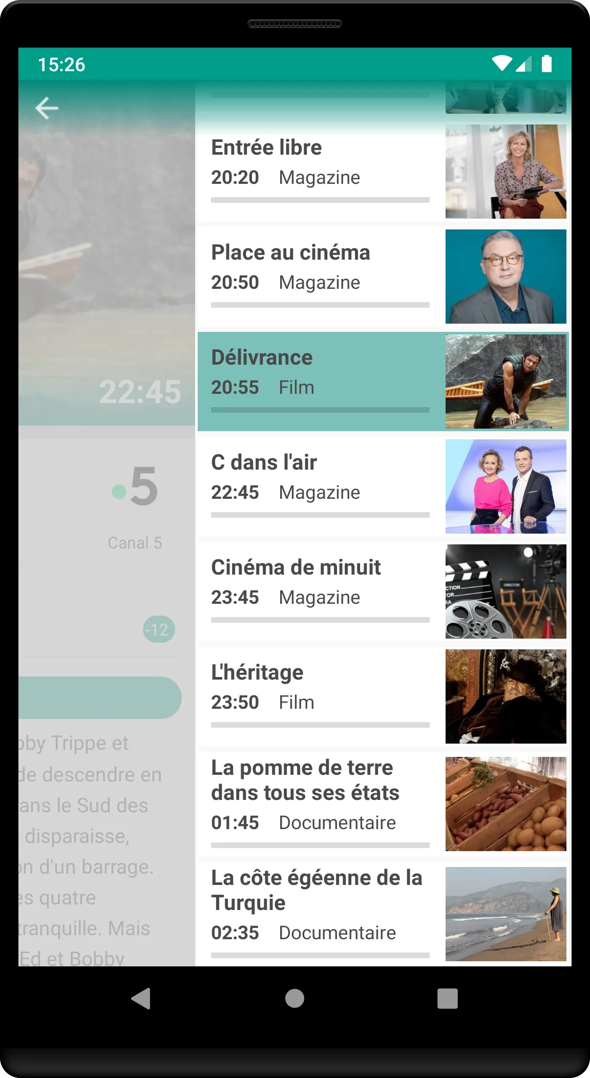 Programme TV | Indus Appstore | Screenshot