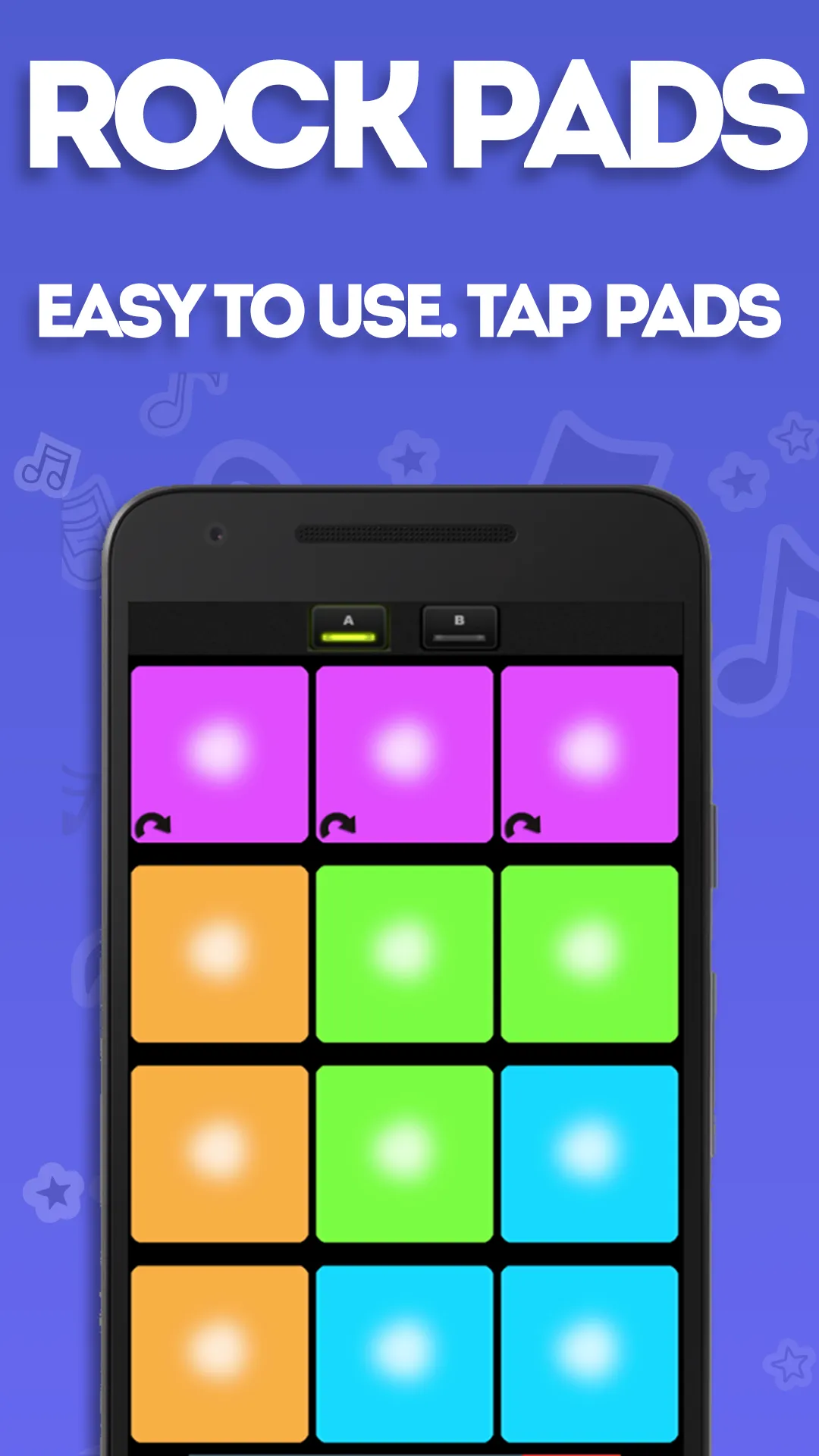 ROCK PADS (tap pads to create  | Indus Appstore | Screenshot