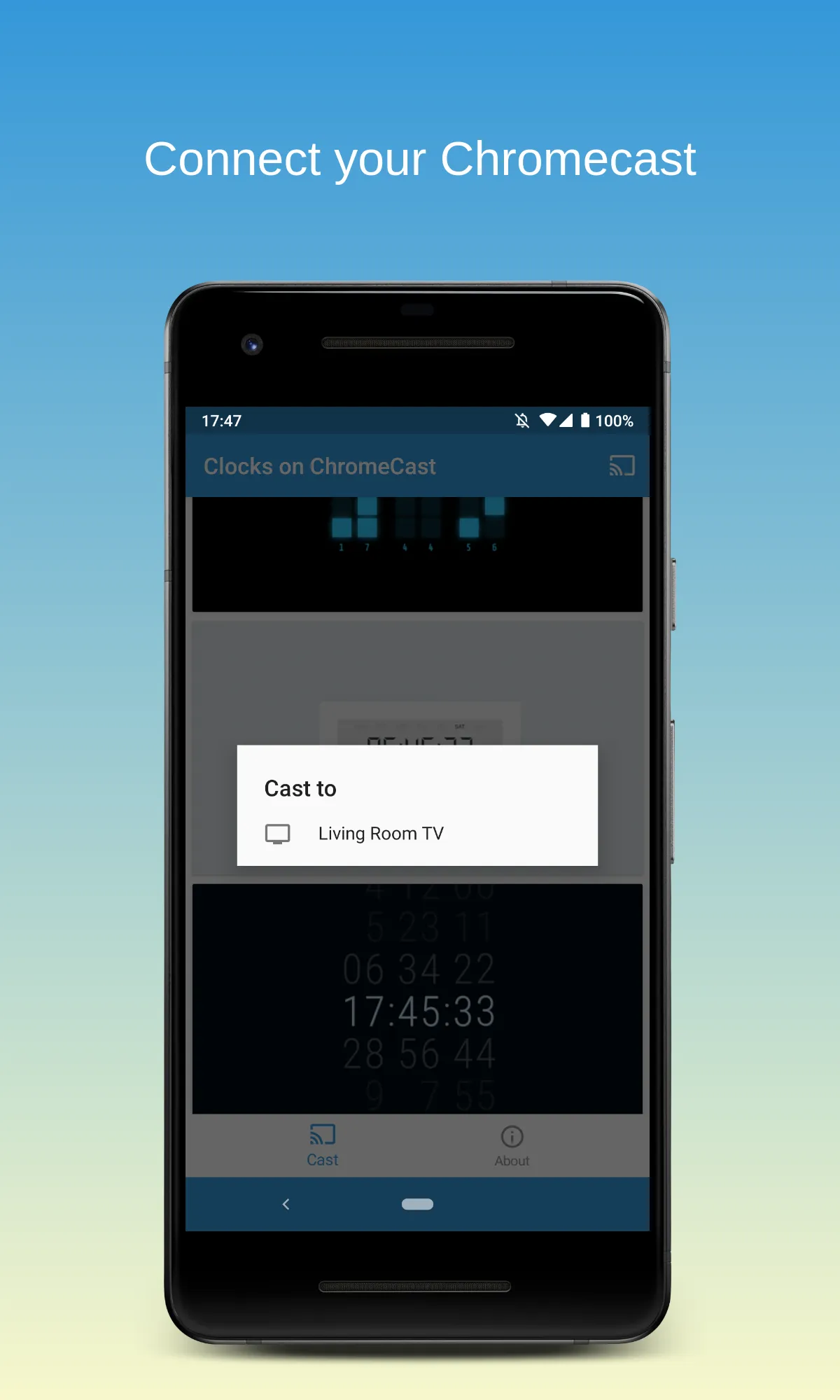 Clocks on Chromecast | Indus Appstore | Screenshot