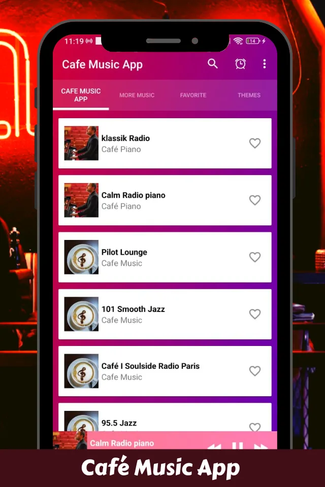 Cafe Music App Player | Indus Appstore | Screenshot