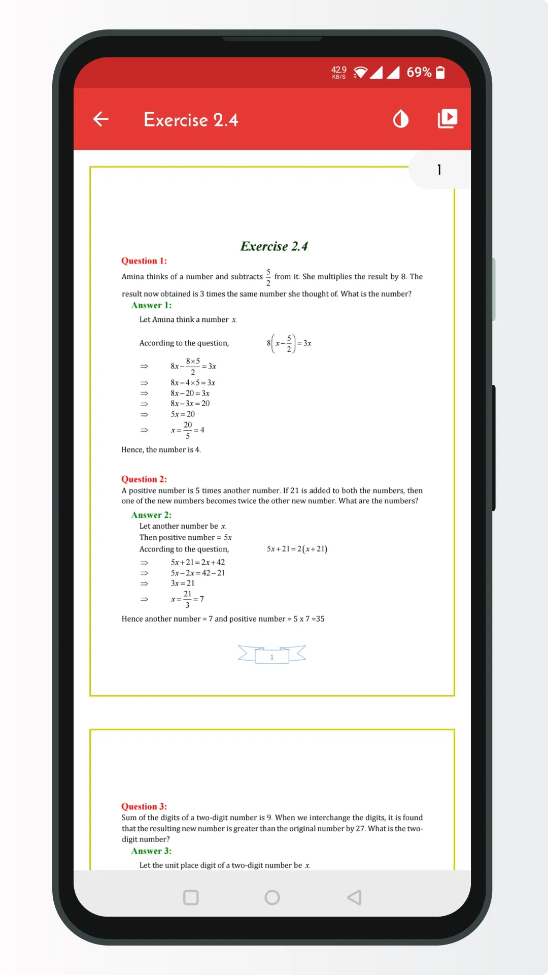 Class 8 Maths NCERT Solution | Indus Appstore | Screenshot