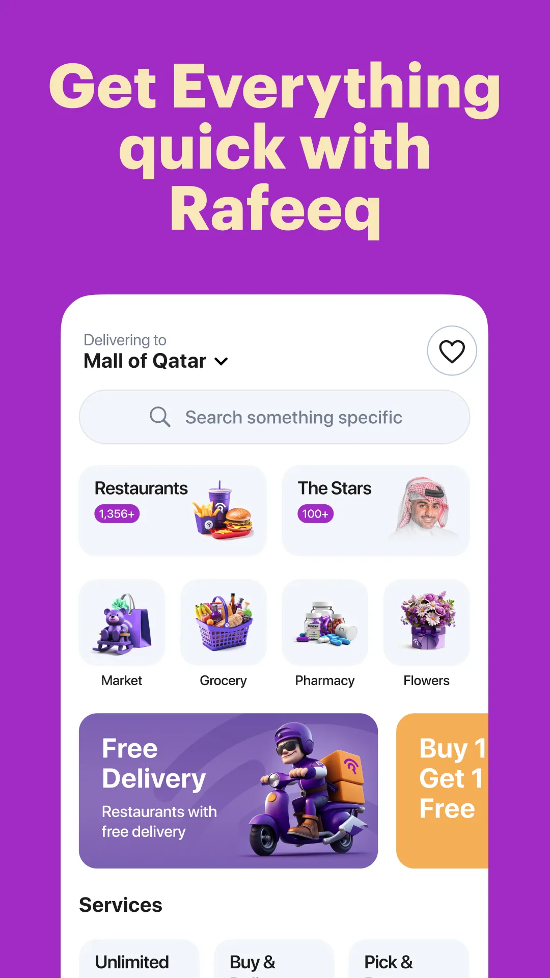 Rafeeq: Food Delivery in Qatar | Indus Appstore | Screenshot