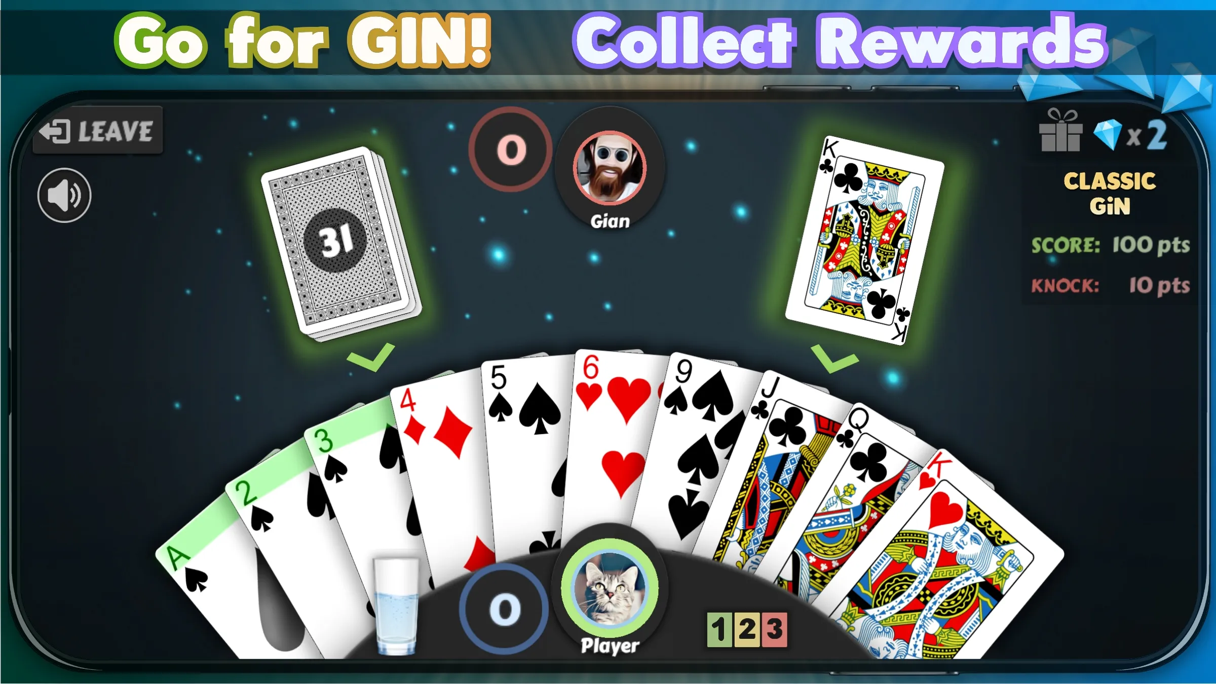 Gin Rummy - Offline | Indus Appstore | Screenshot