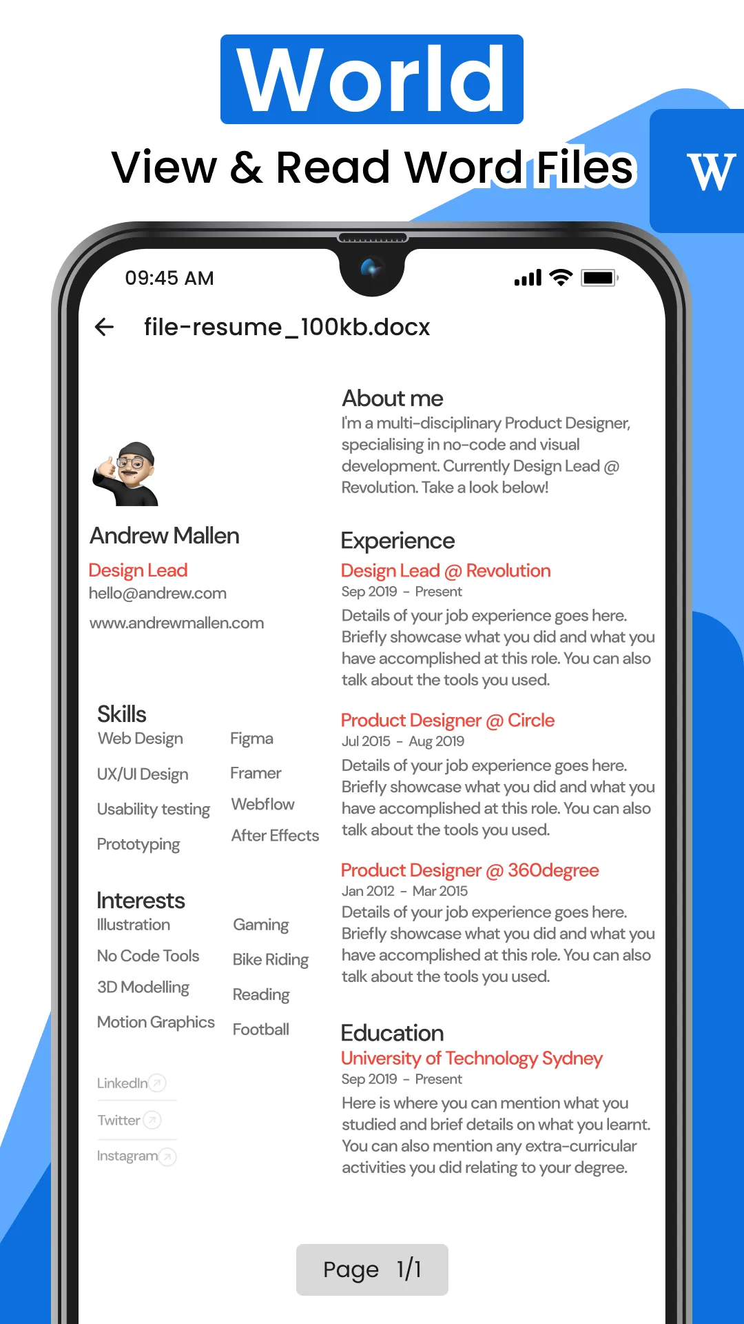 All Document Reader & Editor | Indus Appstore | Screenshot