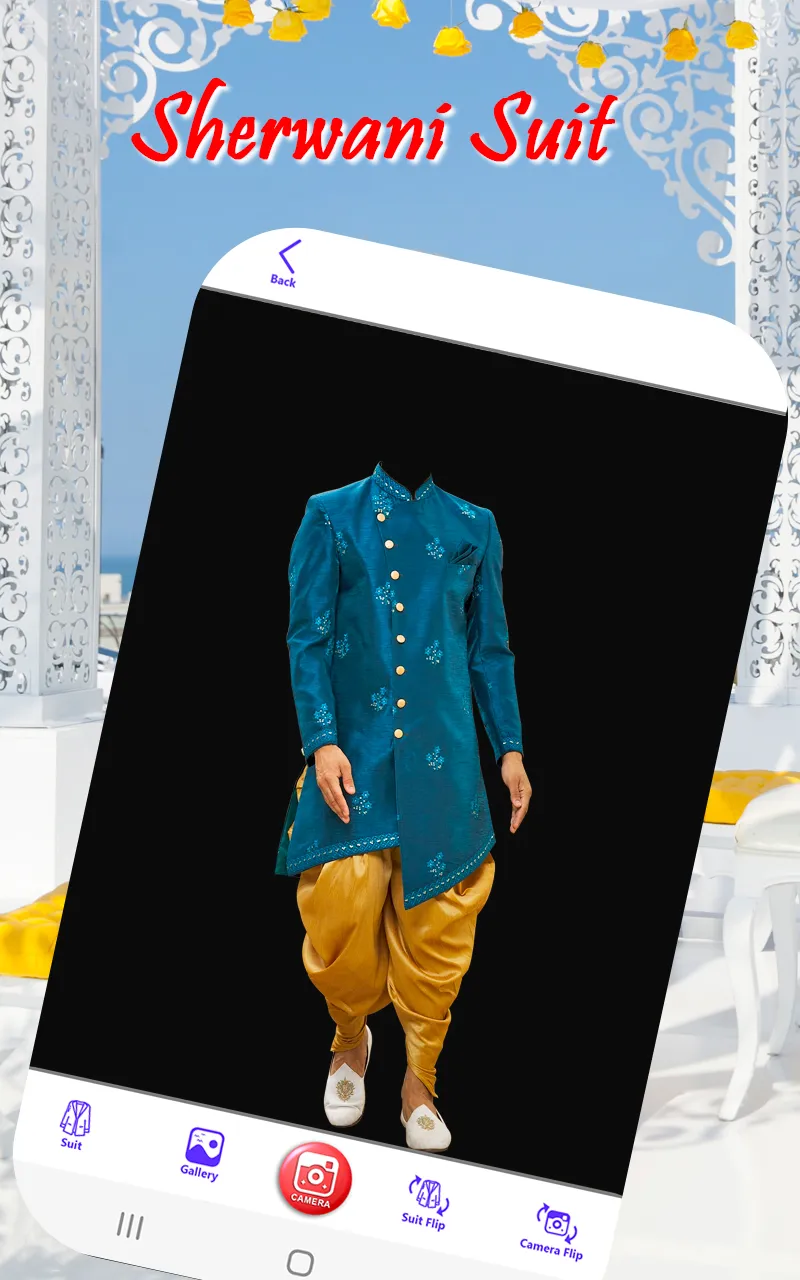 Men sherwani photo suit editor | Indus Appstore | Screenshot