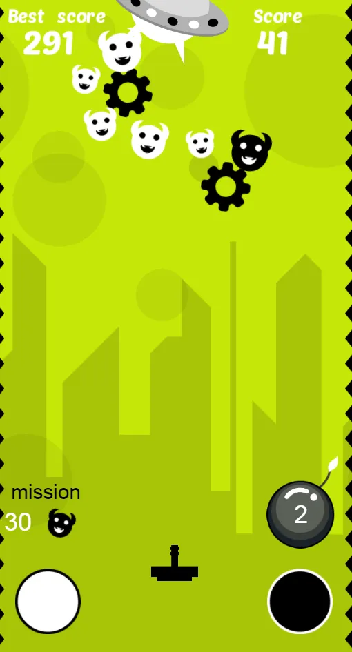 invaders bw | Indus Appstore | Screenshot