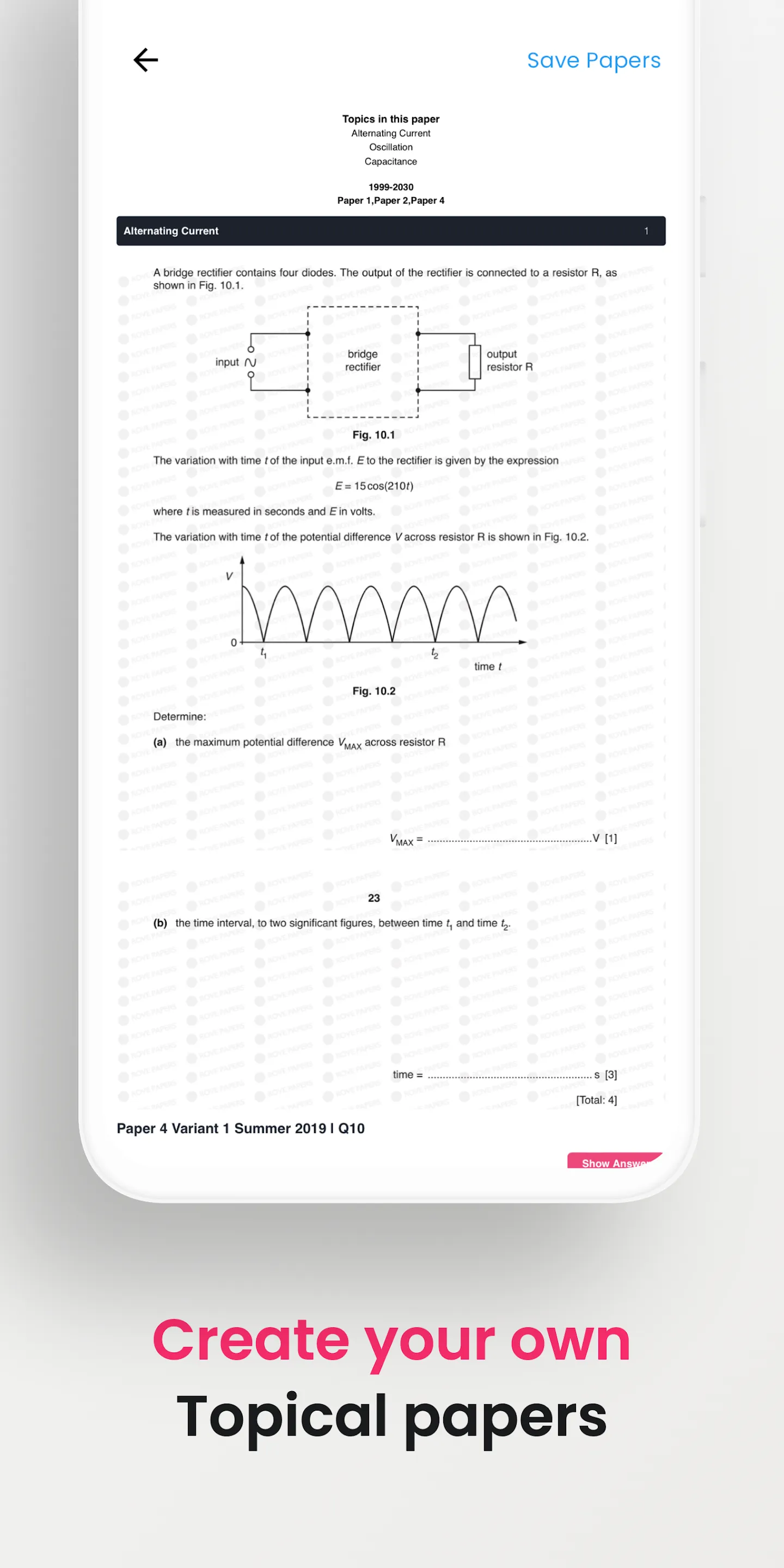 Rove Papers (CAIE Resources) | Indus Appstore | Screenshot