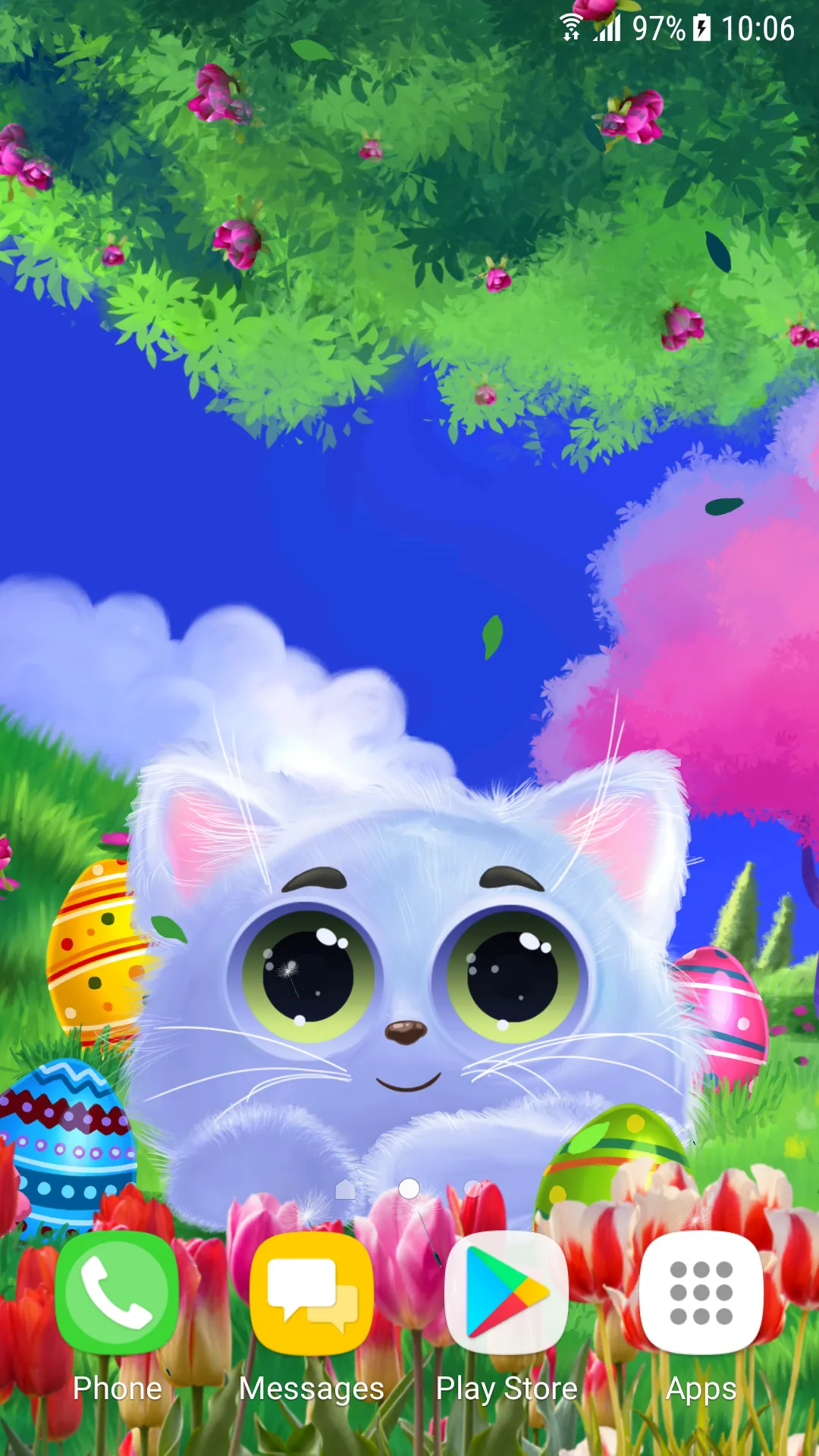 Animated Cat Live Wallpaper | Indus Appstore | Screenshot