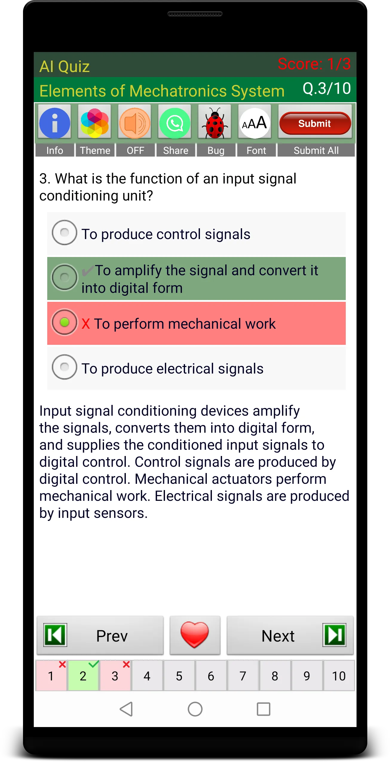 Mechatronics Quiz | Indus Appstore | Screenshot