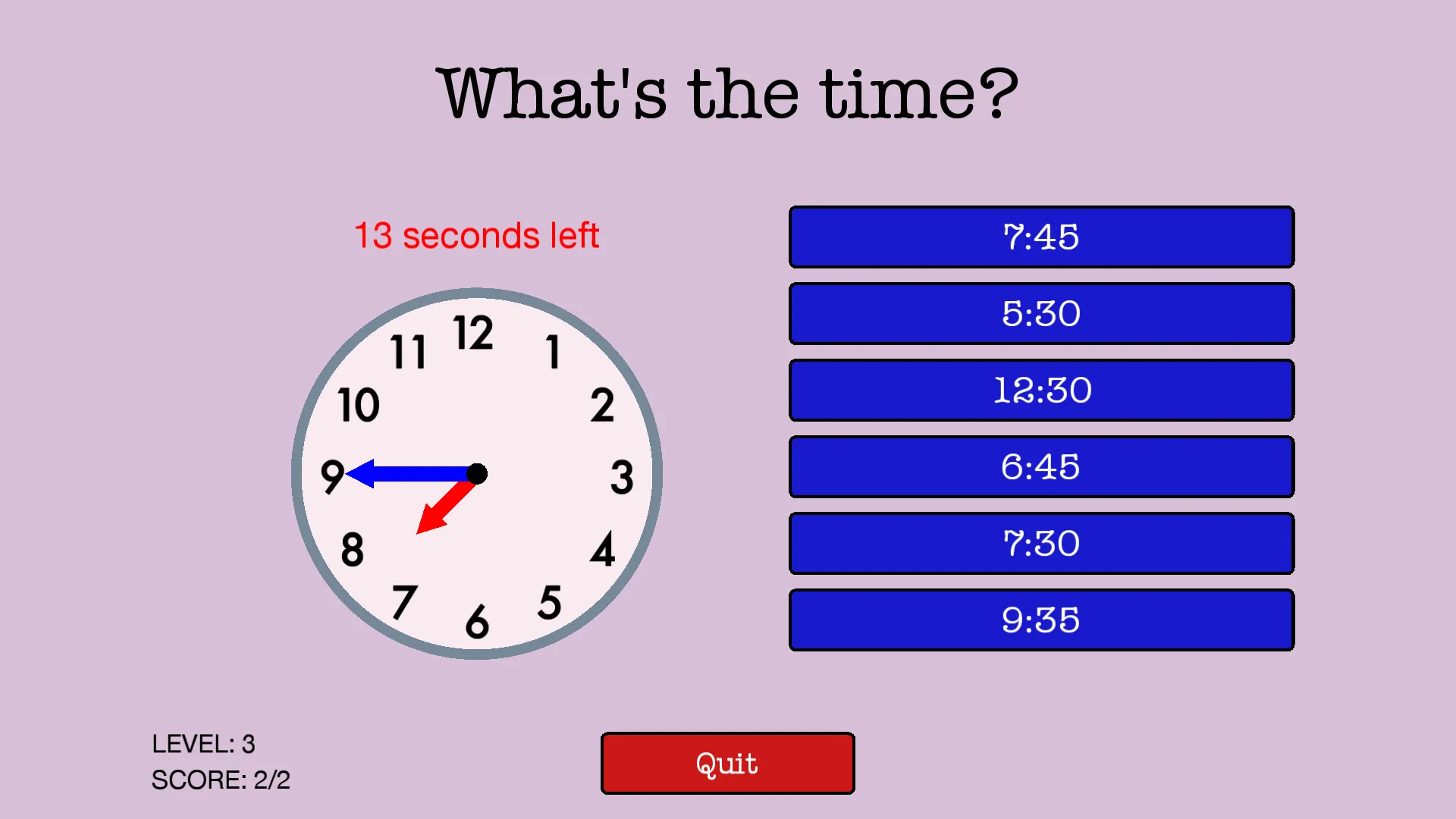 QS Clocks - Learn to tell time | Indus Appstore | Screenshot