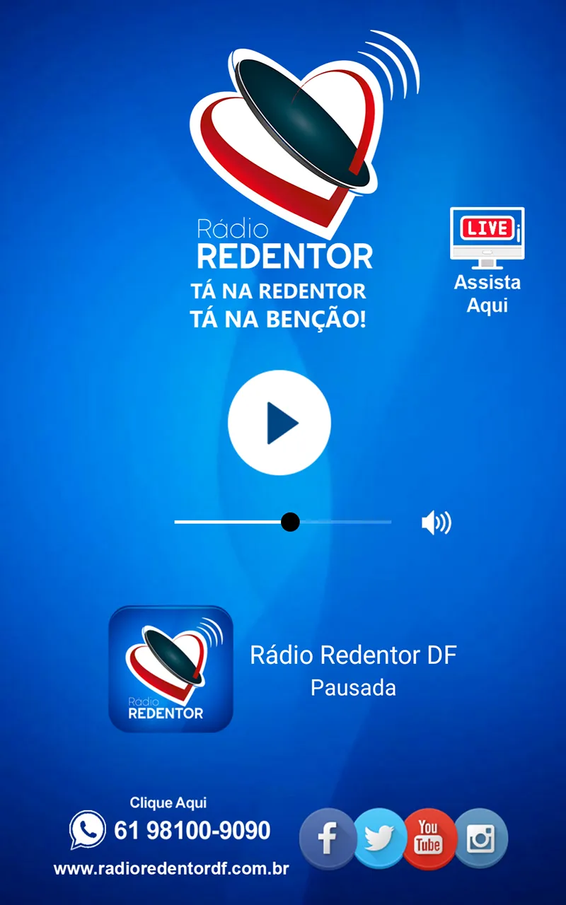 Rádio Redentor DF | Indus Appstore | Screenshot