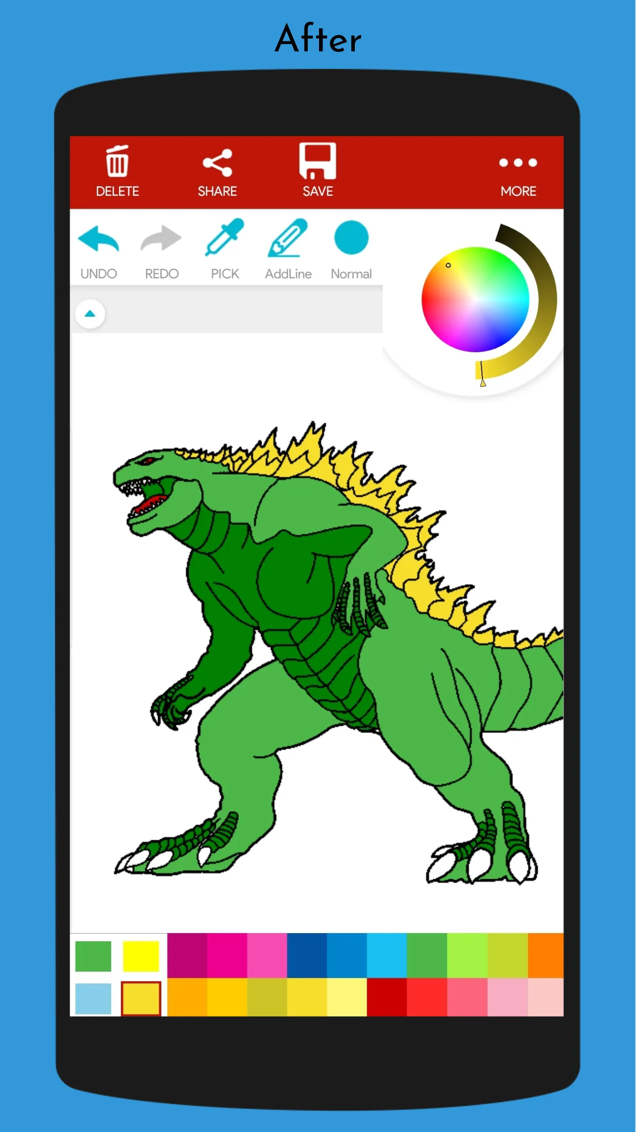 Monster Kaiju Coloring Book | Indus Appstore | Screenshot