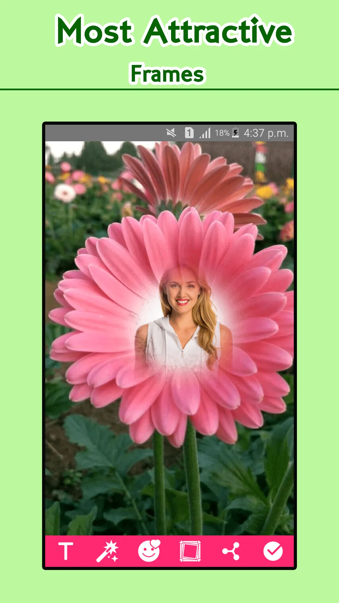 Sunflower Photo Frames | Indus Appstore | Screenshot