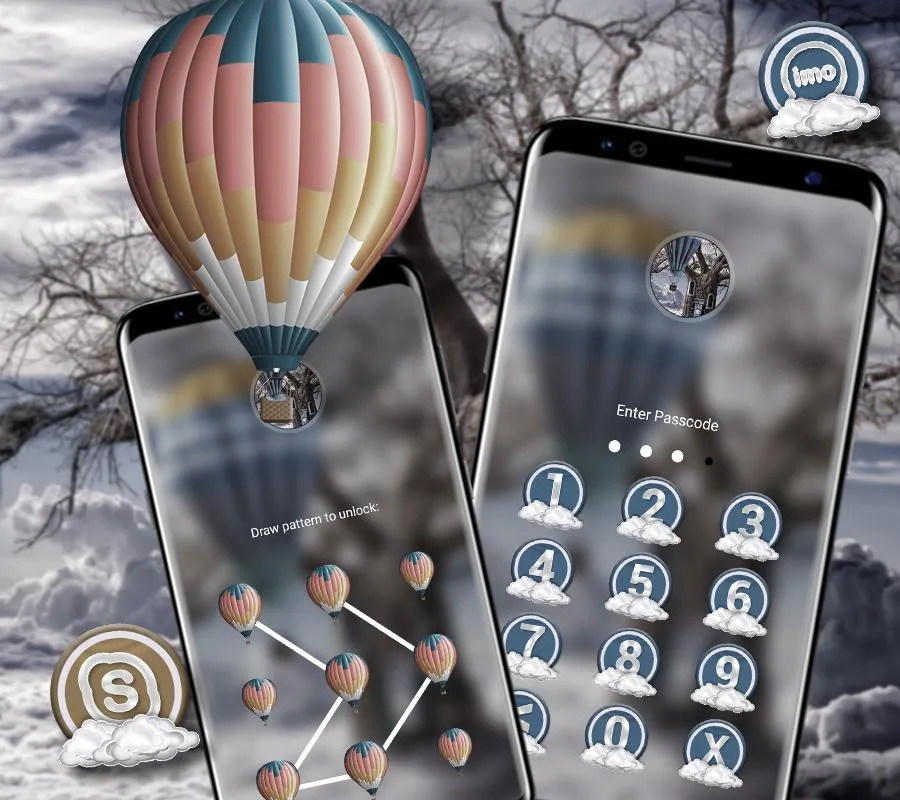 Balloon Tree Launcher Theme | Indus Appstore | Screenshot