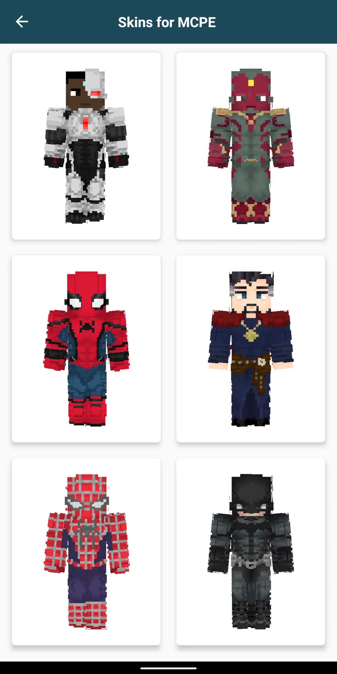 Superhero Skins for Minecraft | Indus Appstore | Screenshot