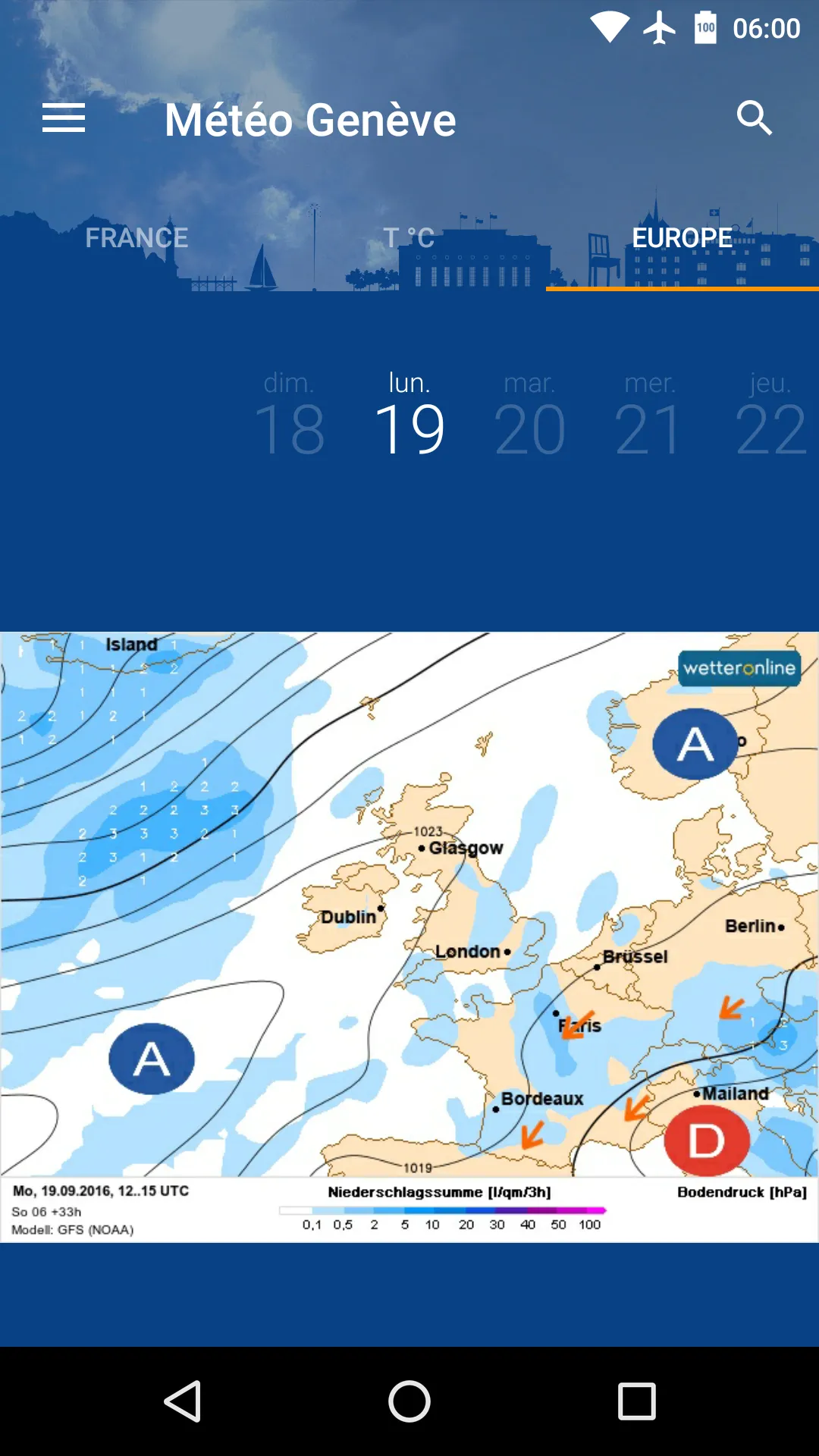 Météo Genève | Indus Appstore | Screenshot