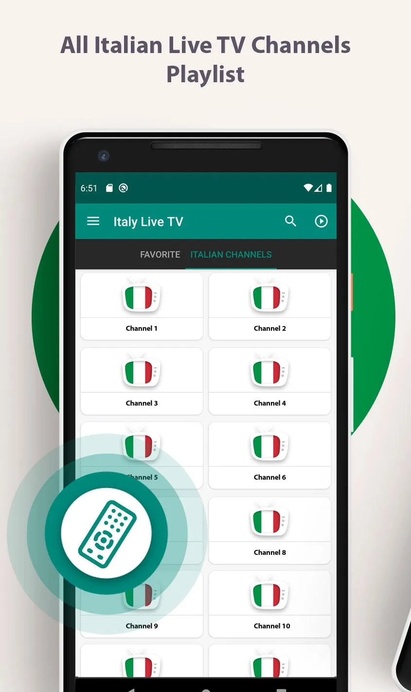 Italy - Live TV Channels | Indus Appstore | Screenshot