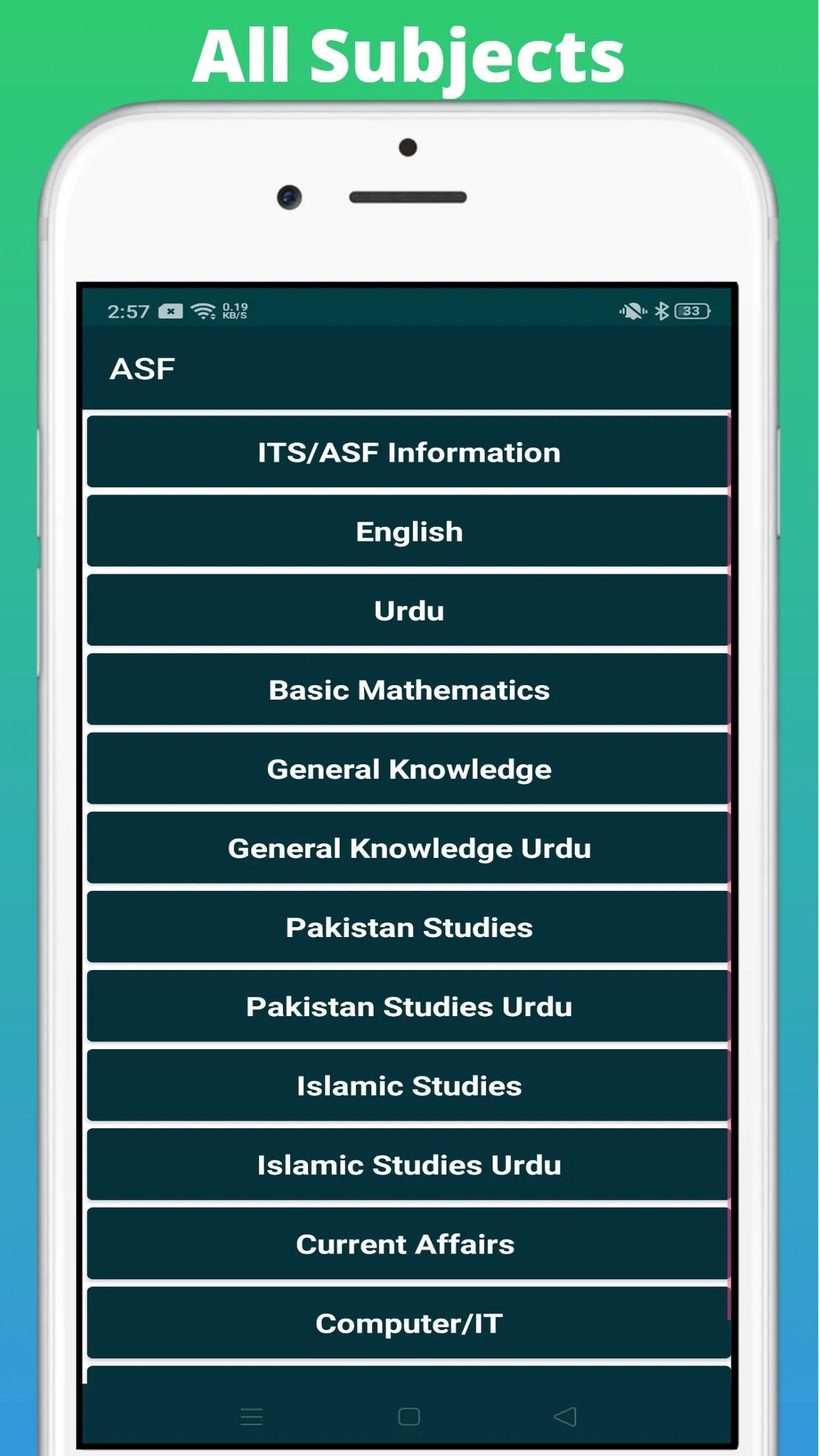 All in One Past Papers Test Pr | Indus Appstore | Screenshot