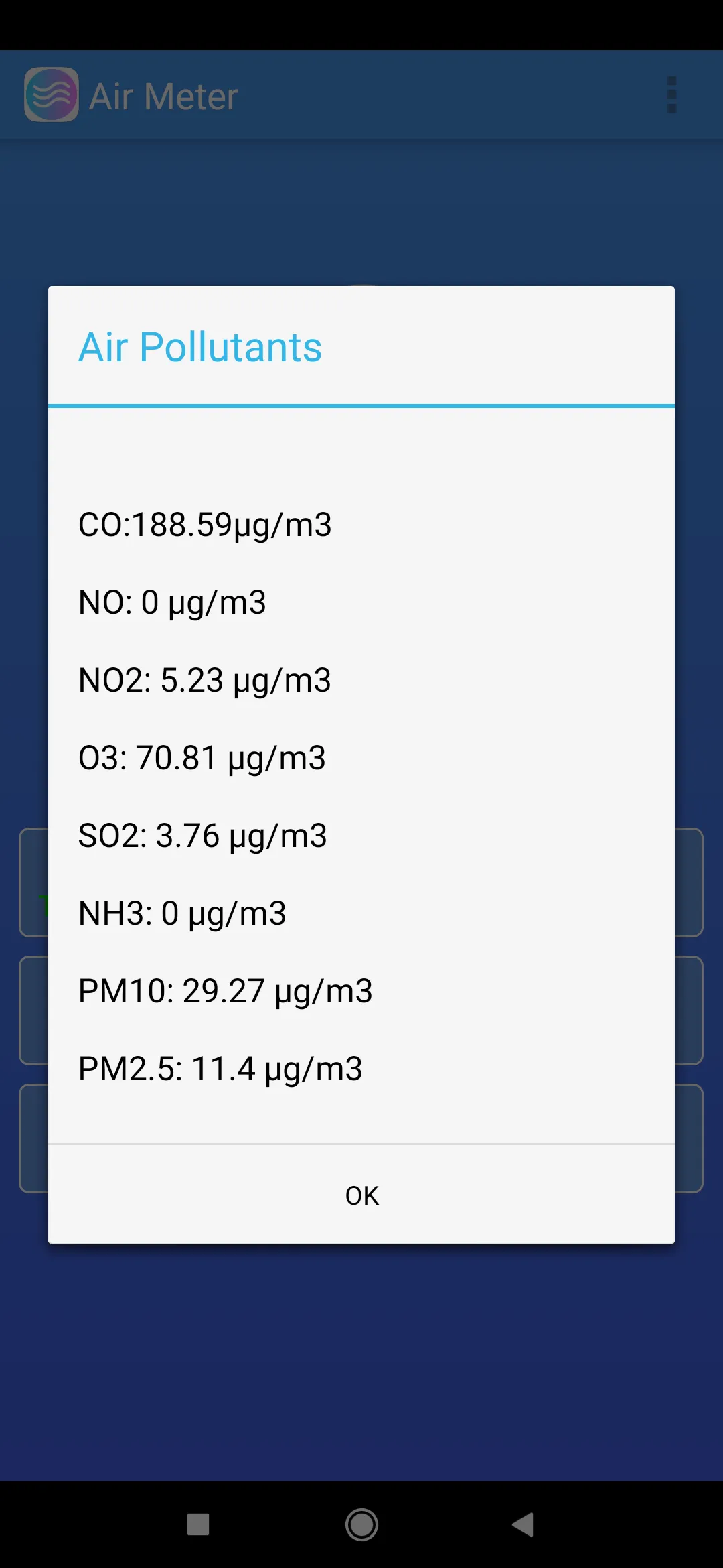 Air Meter: Air Quality & UV | Indus Appstore | Screenshot