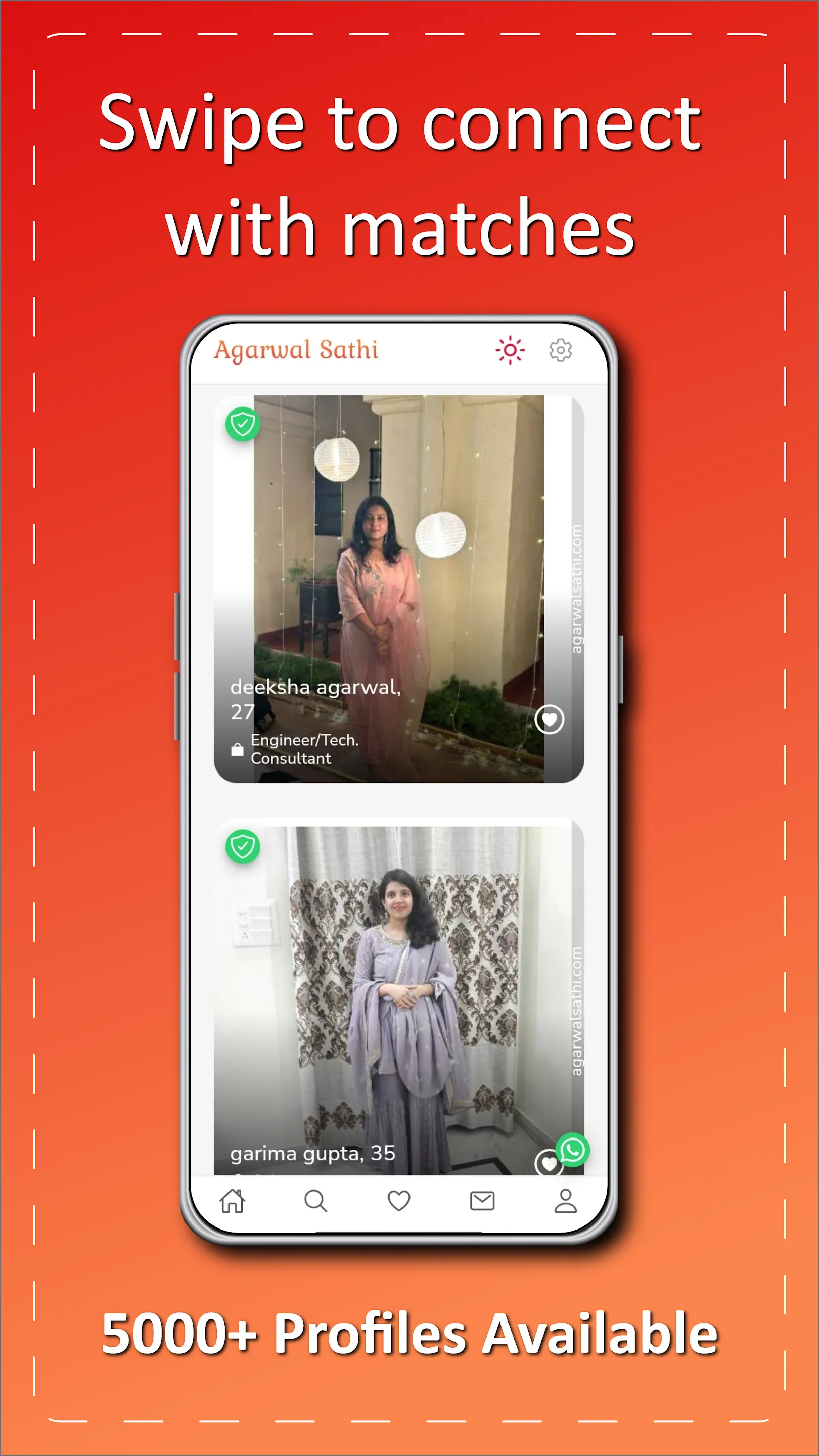 Agarwal Sathi - Matrimony App | Indus Appstore | Screenshot