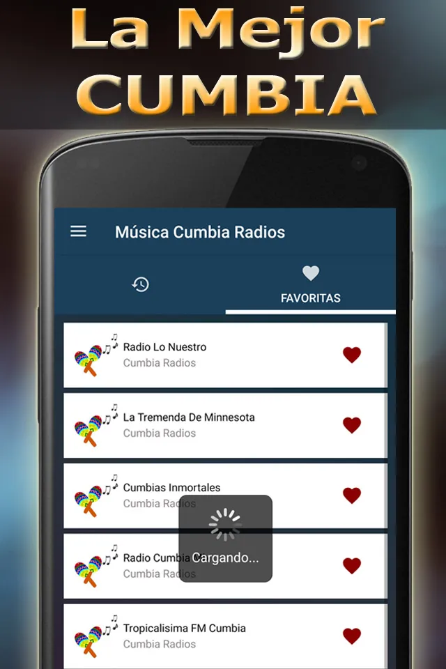 Música Cumbia Radios | Indus Appstore | Screenshot