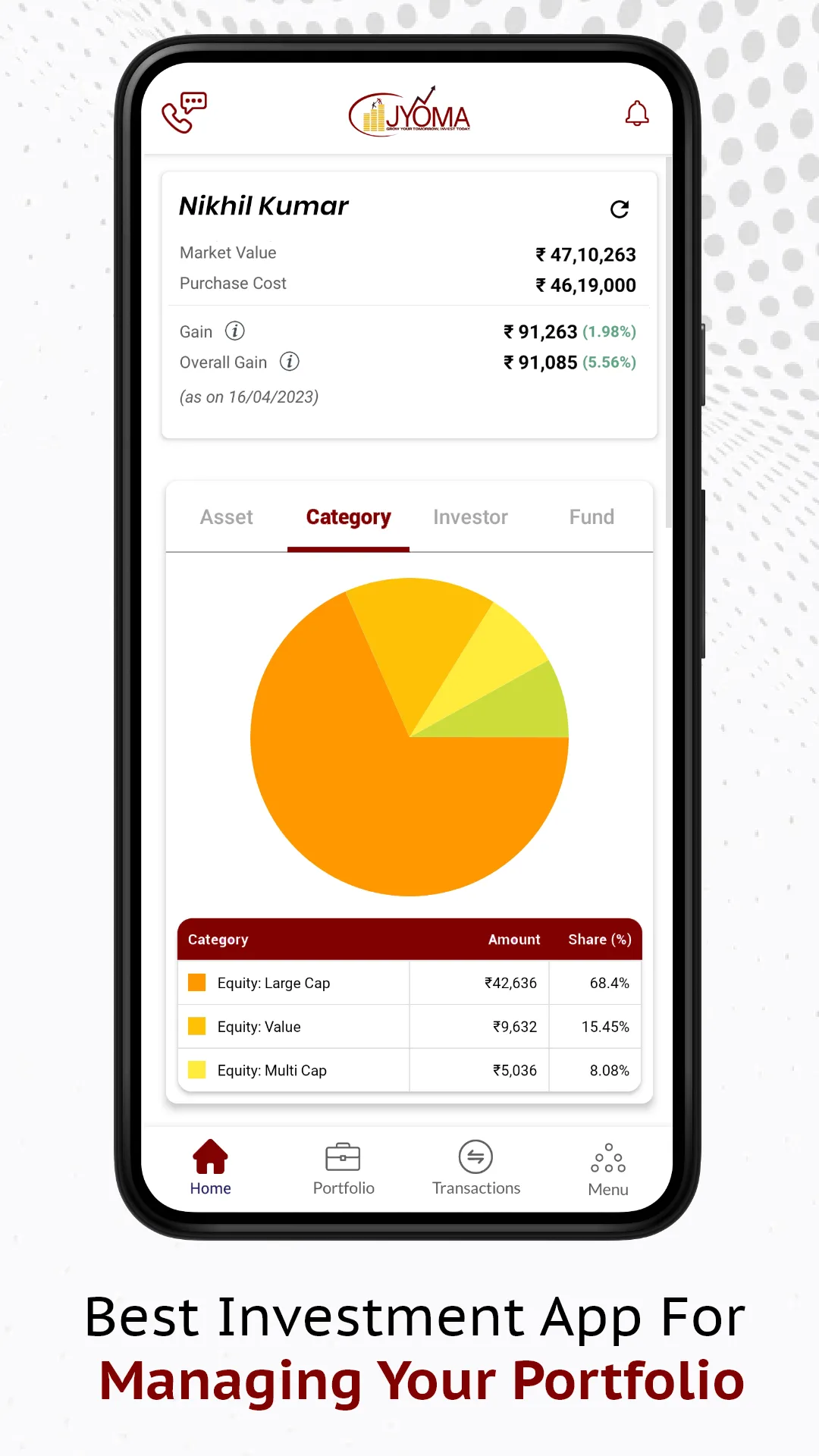 JYOMA Finserv | Indus Appstore | Screenshot