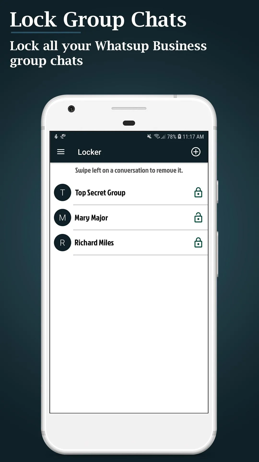 Chat Lock for Whatsup Business | Indus Appstore | Screenshot