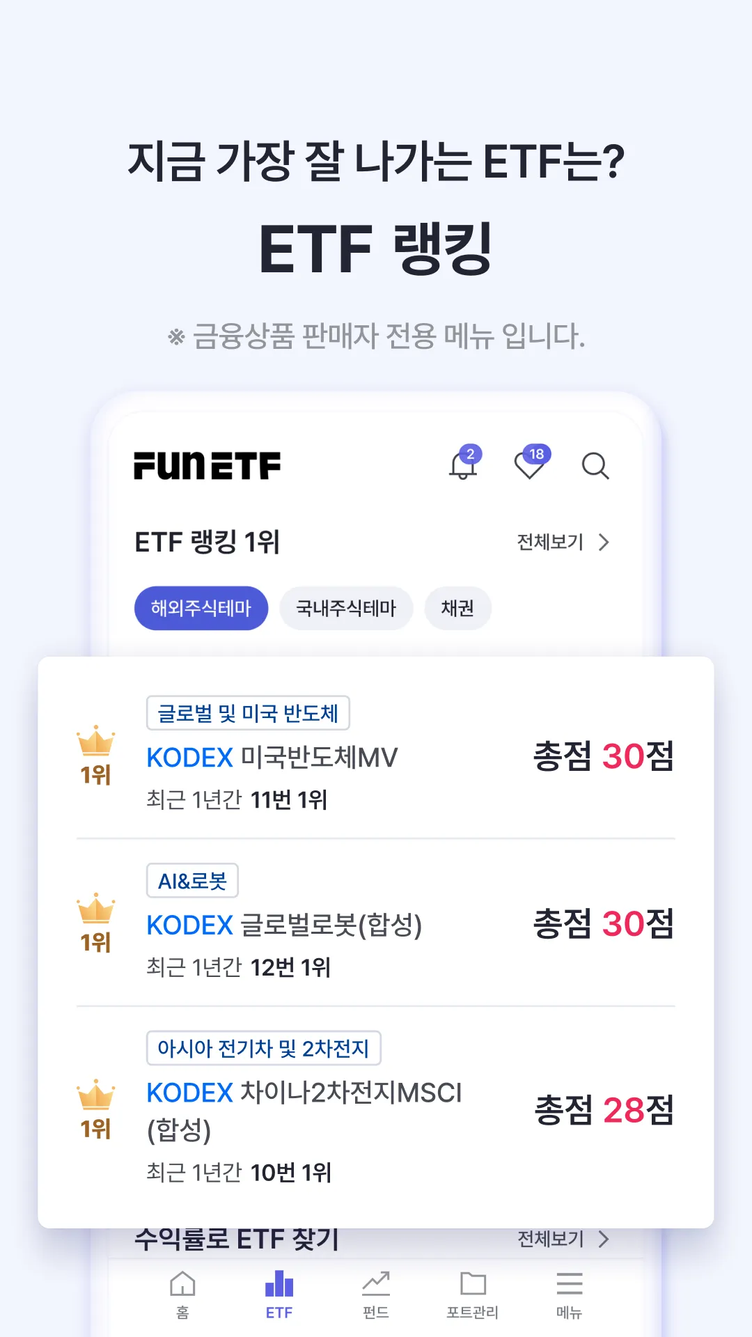 FunETF : ETF 투자가 쉬워지는 습관 | Indus Appstore | Screenshot