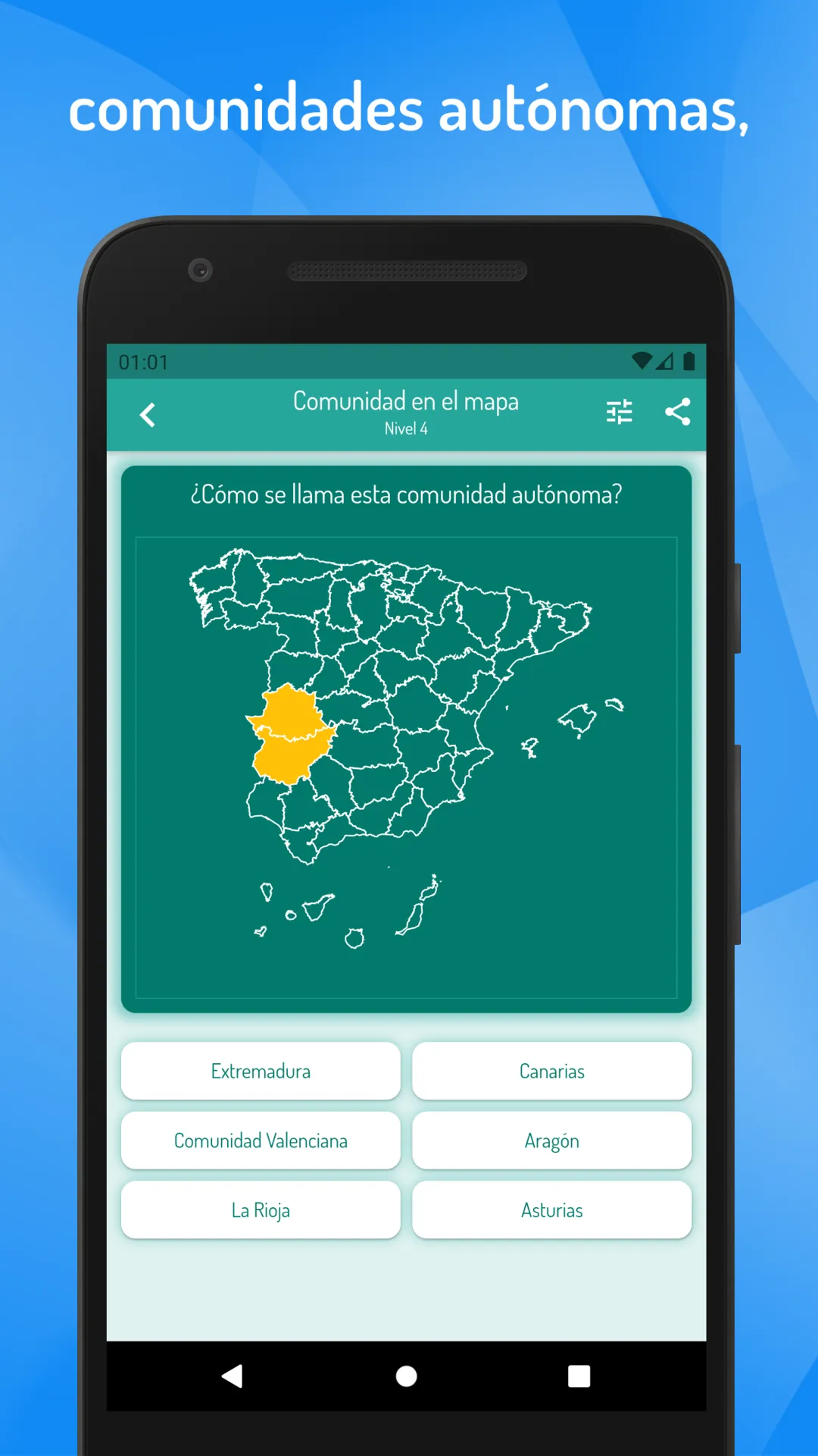 Quiz - Provinces of Spain | Indus Appstore | Screenshot