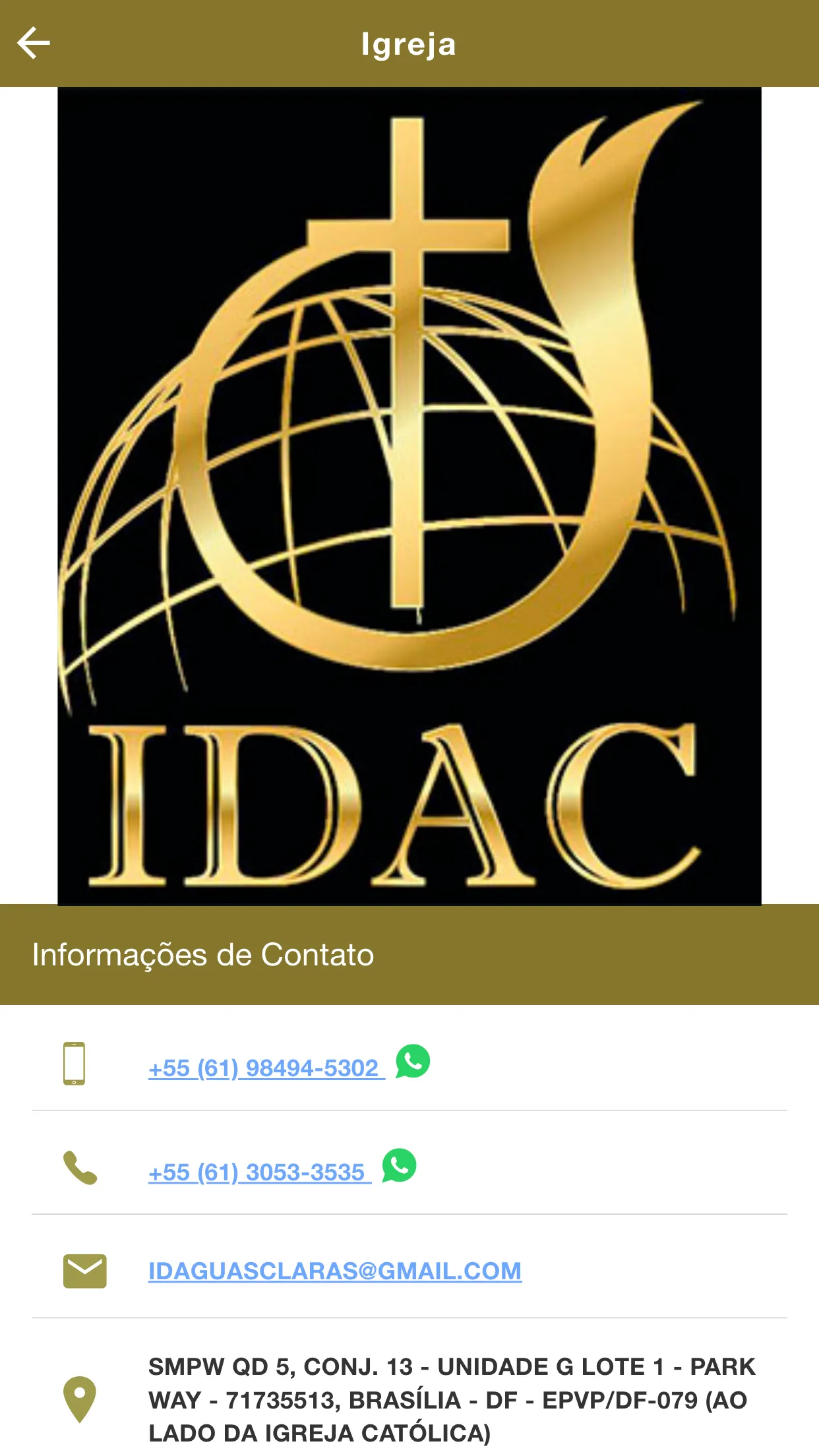 IDAC CHURCH | Indus Appstore | Screenshot