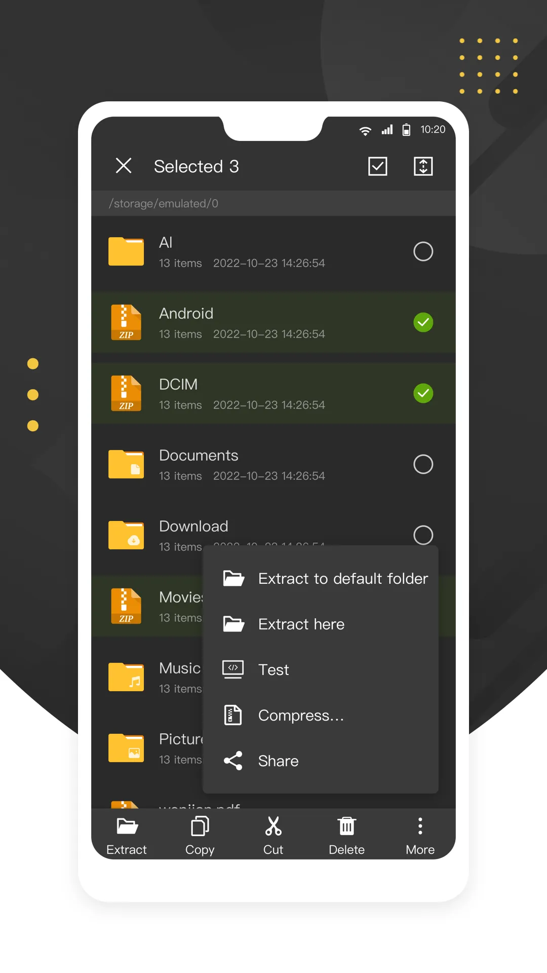 FArchiver : zip & rar & 7z | Indus Appstore | Screenshot