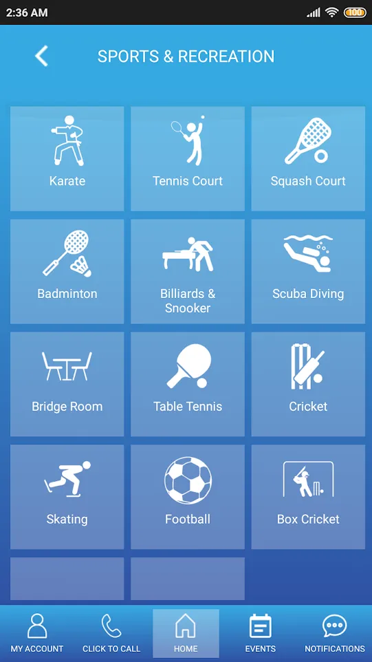 The Celebration Sports Club | Indus Appstore | Screenshot