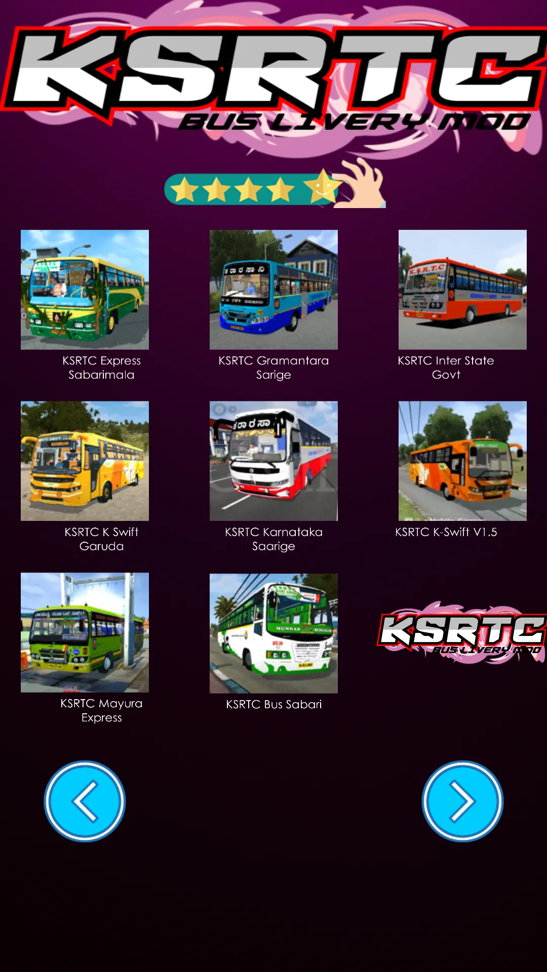 Ksrtc Bus Livery Mod | Indus Appstore | Screenshot