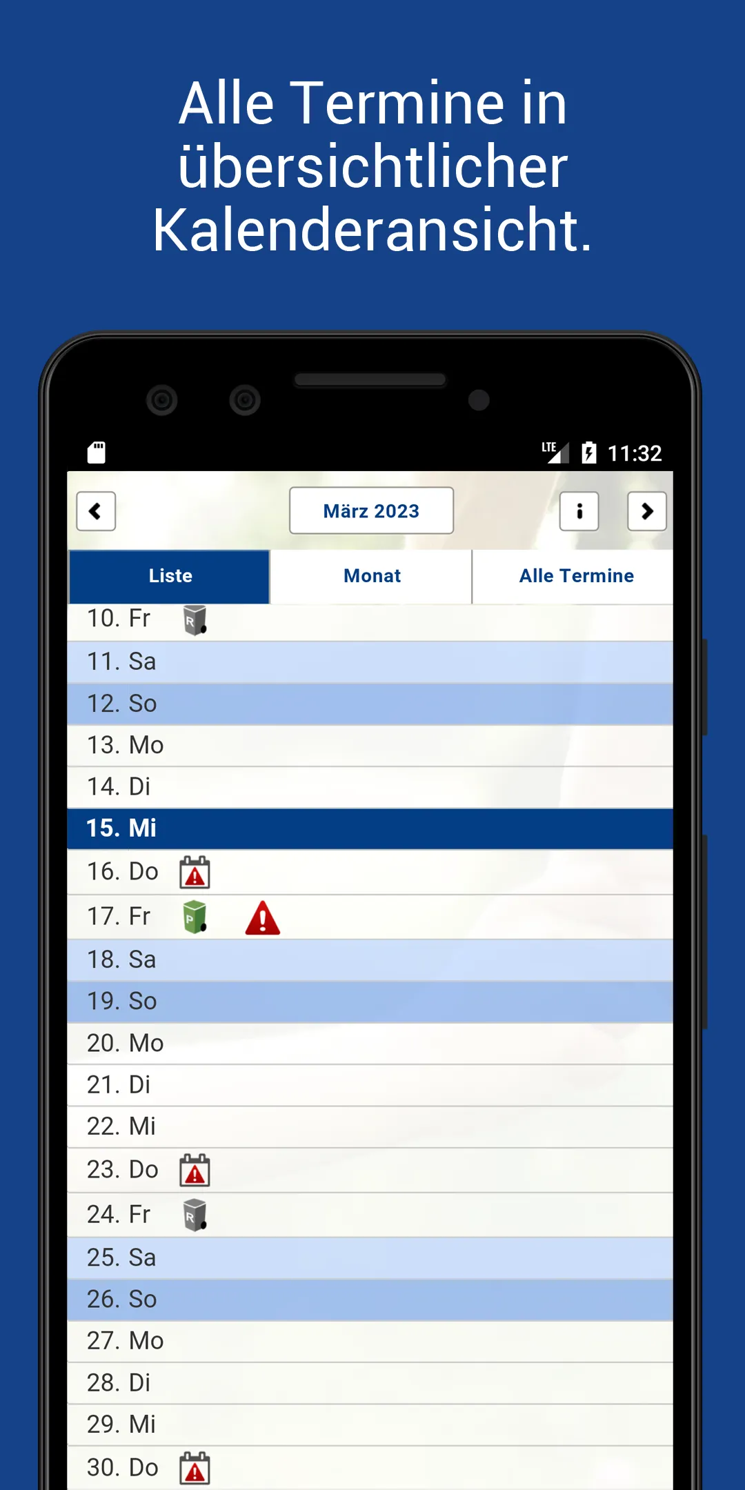 Landkreis Coburg Abfall-App | Indus Appstore | Screenshot