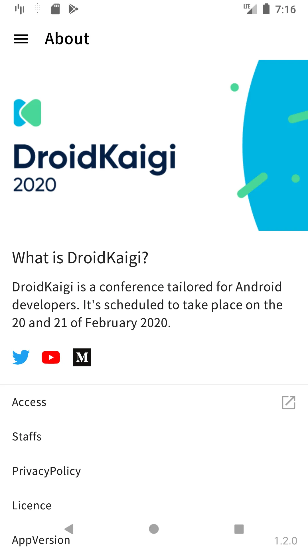 DroidKaigi 2020 | Indus Appstore | Screenshot