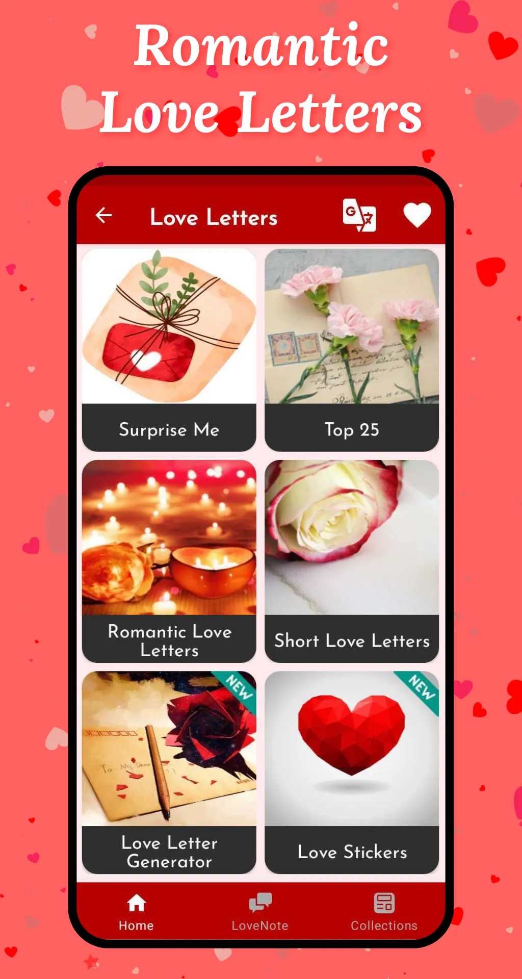 Love Letters & Love Messages | Indus Appstore | Screenshot