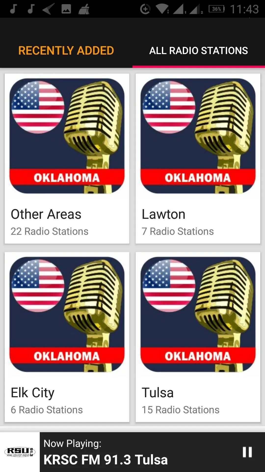 Oklahoma Radio Stations - USA | Indus Appstore | Screenshot