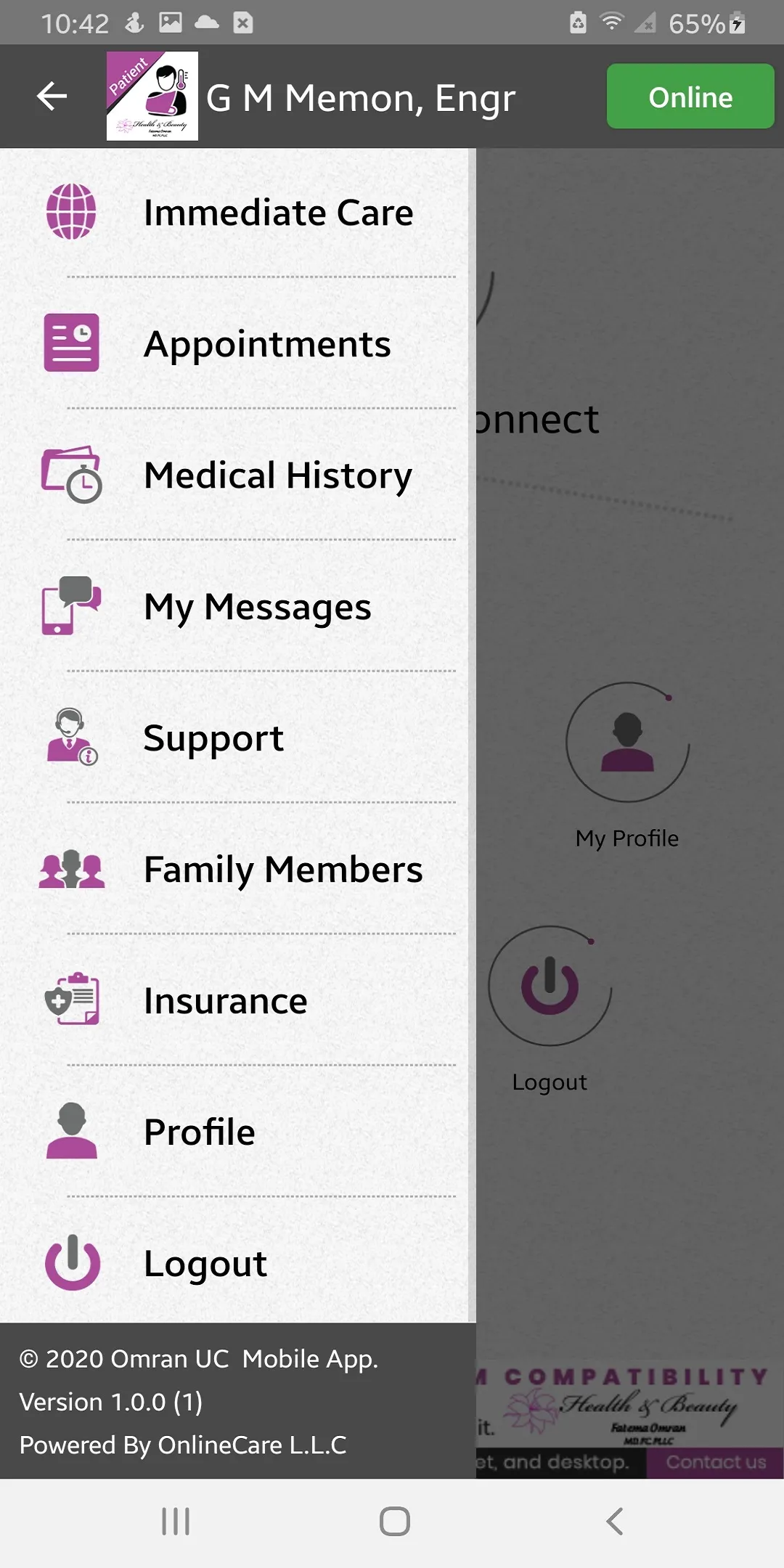 Omran Patient | Indus Appstore | Screenshot