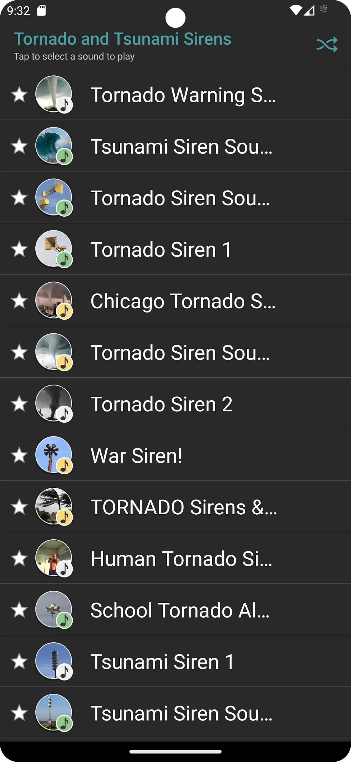 Tornado & Tsunami Sirens | Indus Appstore | Screenshot