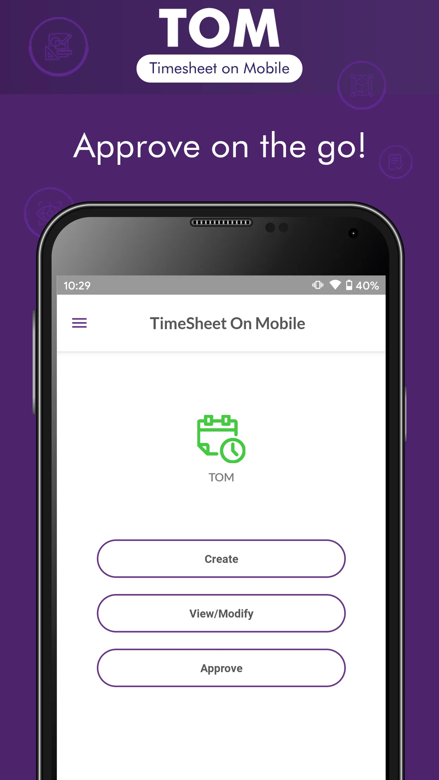 TOM - TimeSheet On Mobile | Indus Appstore | Screenshot