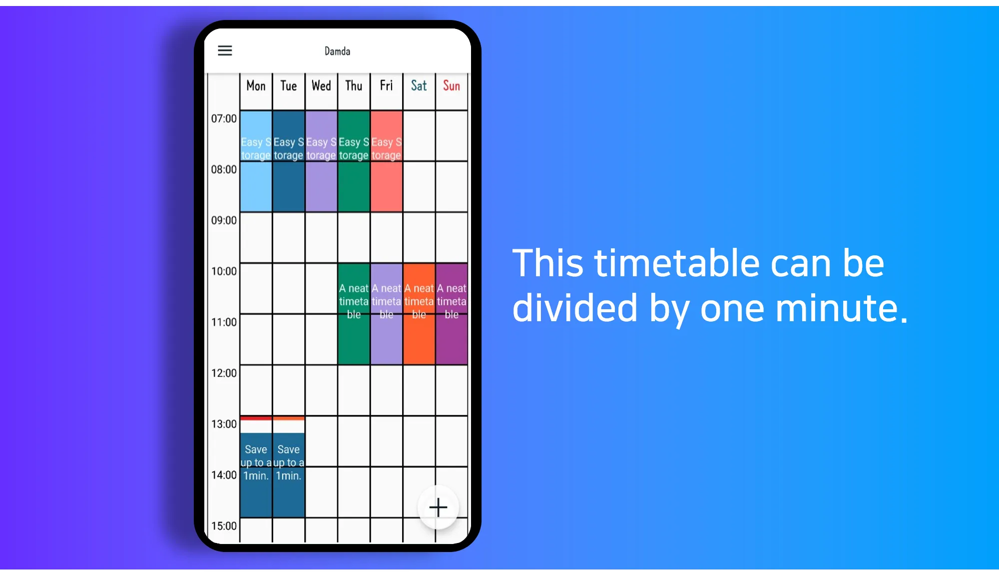 Timetable Planner with alarm f | Indus Appstore | Screenshot