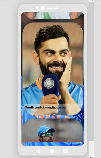 Virat Kohli biography | Indus Appstore | Screenshot