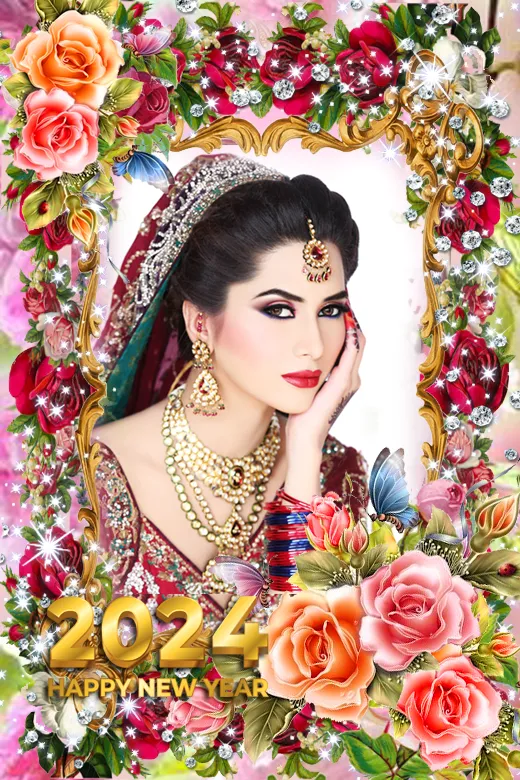 New year 2024 photo frame | Indus Appstore | Screenshot